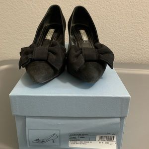 Prada Bow Tie Heel Pumps